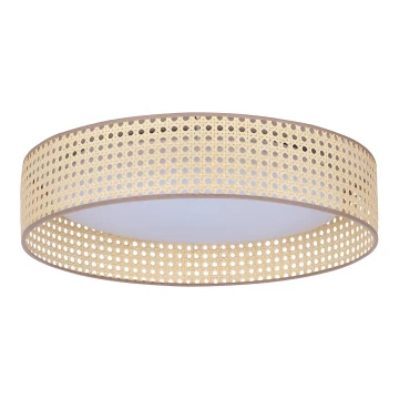 Duolla - Plafonnier LED ROLLER LED/24W/230V rotin