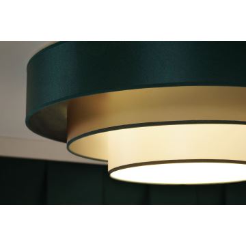 Duolla - Plafonnier LUNETA LED/26W/230V d. 60 cm 4000K vert/doré/blanc