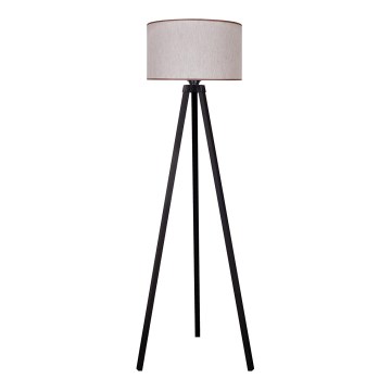 Duolla - Staande lamp 1xE27/60W/230V beige/zwart