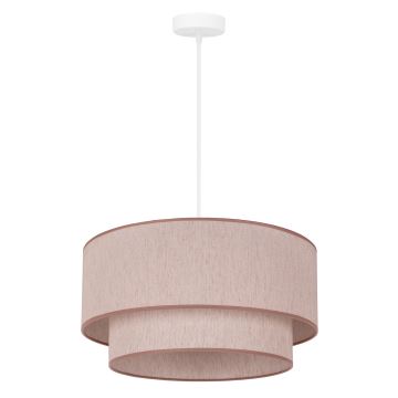 Duolla - Suspension filaire BOHO 1xE27/40W/230V beige