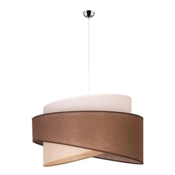 Duolla - Suspension filaire BROOKLYN 1xE27/40W/230V marron/beige/blanche