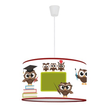 Duolla - Suspension filaire pour enfant OWLS MULTI 1xE27/15W/230V