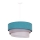 Duolla - Suspension filaire TRIO 1xE27/15W/230V turquoise/gris/blanc