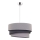 Duolla - Suspension filaire TRIO 1xE27/40W/230V gris/marron