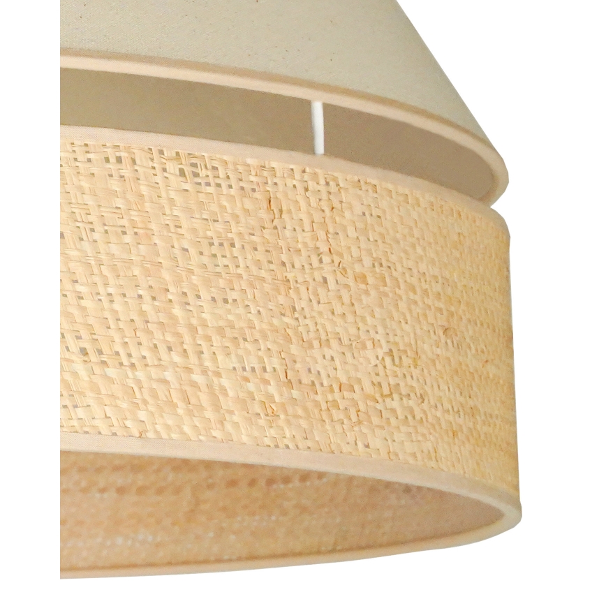 Duolla - Suspension filaire YUTE AVIGNON 1xE27/15W/230V crème/beige