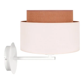 Duolla - Wandlamp BOHO 1xE27/15W/230V beige/wit/bruin