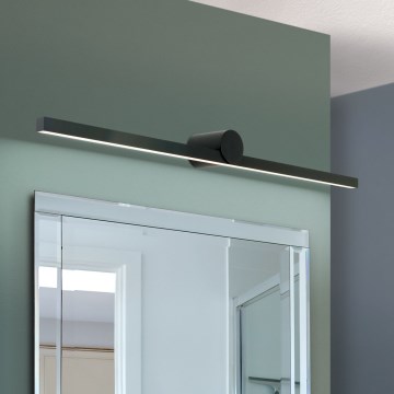 Éclairage de miroir salle de bain BEAUTY LED/24W/230V 101 cm IP54 noir