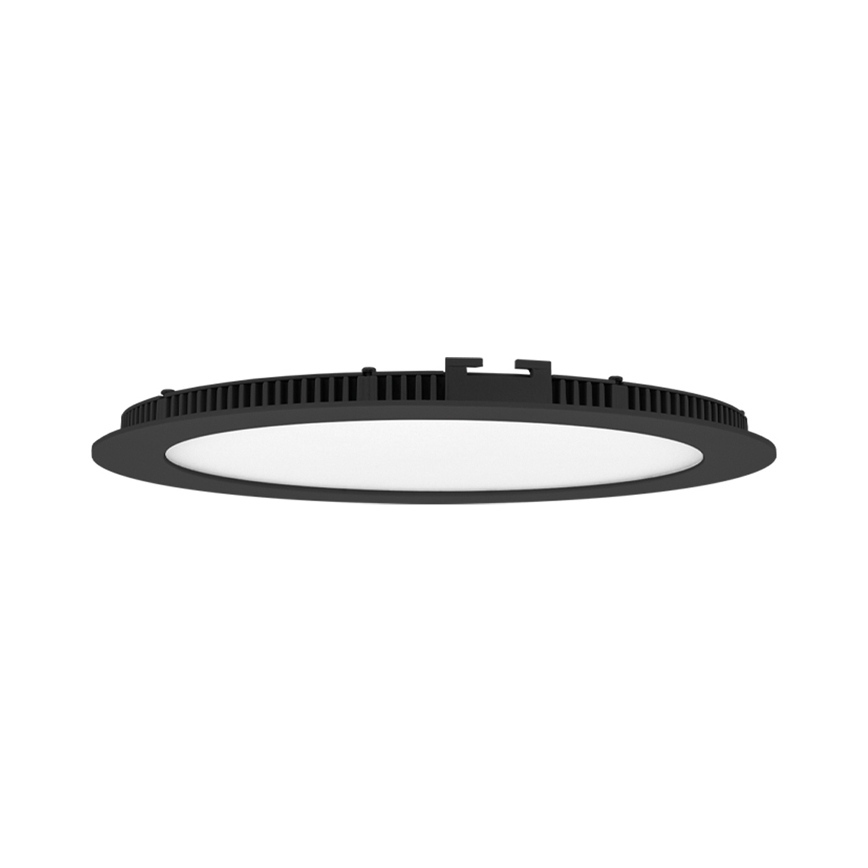 Spot encastrable de salle de bain LADA LED/12W/230V 3000/4000/6000K d. 17 cm IP44 noir