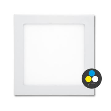 Hangende LED Badkamer plafond verlichting RAFA LED/12W/230V 3000/4000/6000K 17x17 cm IP44 wit