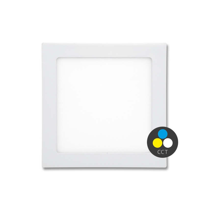 Spot encastrable de salle de bain RAFA LED/12W/230V 3000/4000/6000K 17x17 cm IP44 blanc