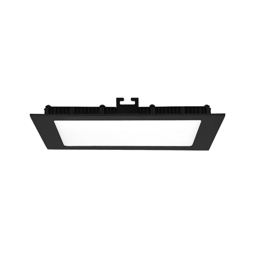 Spot encastrable de salle de bain RAFA LED/12W/230V 3000/4000/6000K 17x17 cm IP44 noir