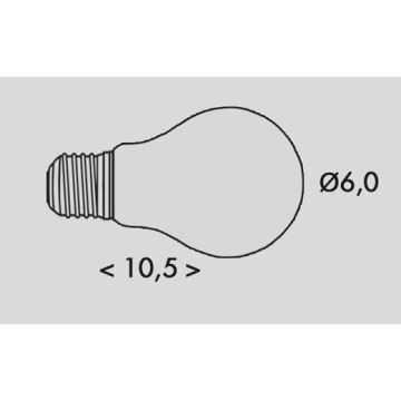 LED Lamp RETRO A60 E27/5W/230V 3000K 1055lm