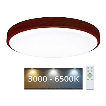 Ecolite WLD400-24W/LED/TD - LED Plafondlamp LED/24W/230V + afstandsbediening