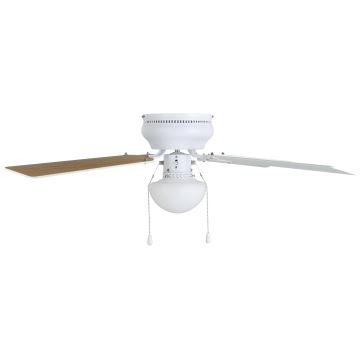 Eglo - Ventilateur de plafond 1xE27/60W/230V blanc