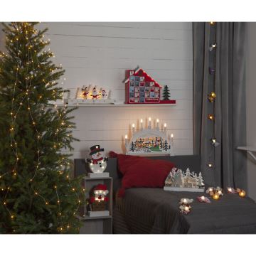 Eglo - Décoration de noël 6xLED/0,06W/2xAA Père Noël