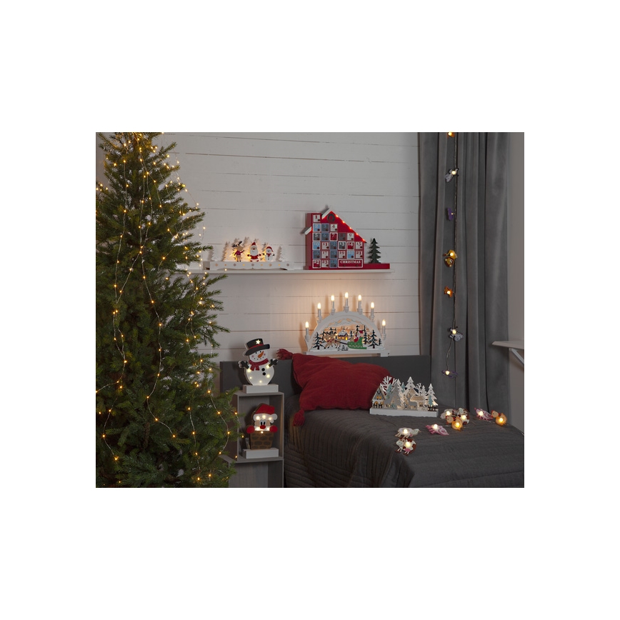 Eglo - LED Kerst Decoratie 6xLED/0,06W/2xAA Kerstman