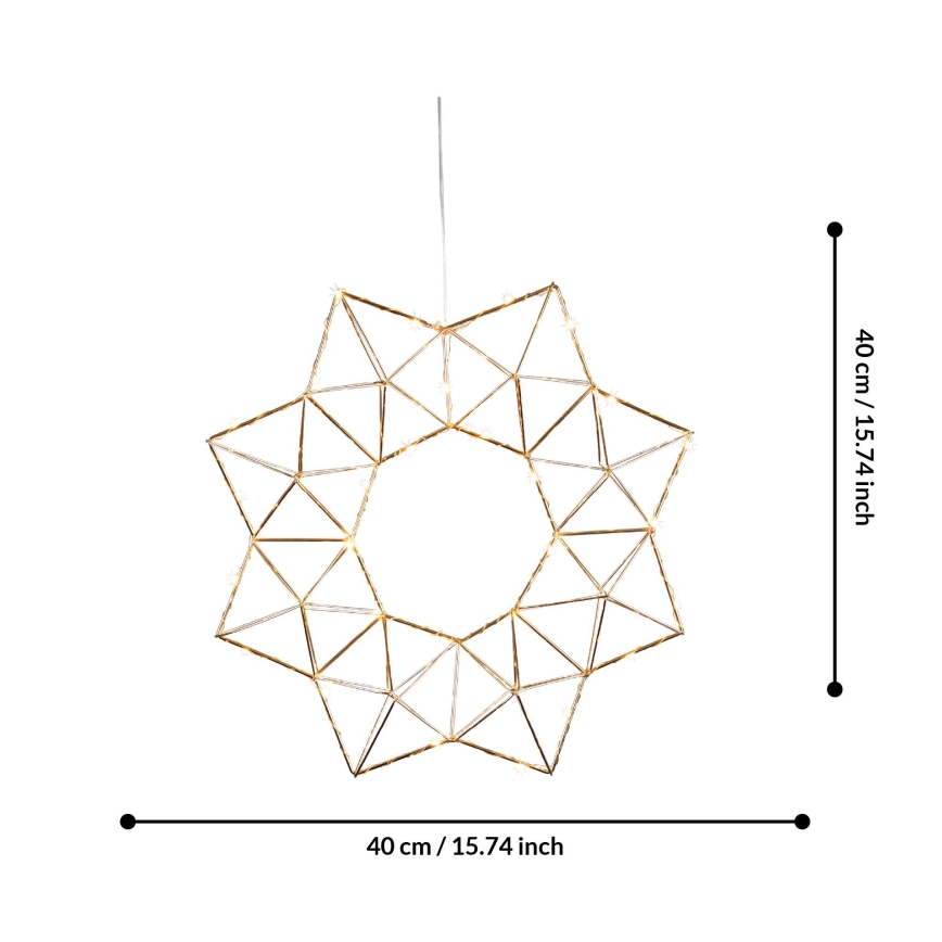 Eglo 411017 - Décoration de Noël EDGE LED/1,92W/3/230V étoile