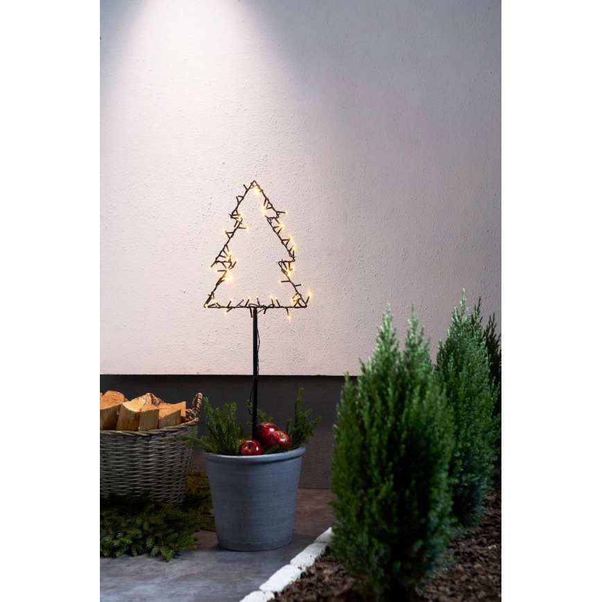 Eglo - Décoration de Noël extérieure LED/4xAA IP44 arbre