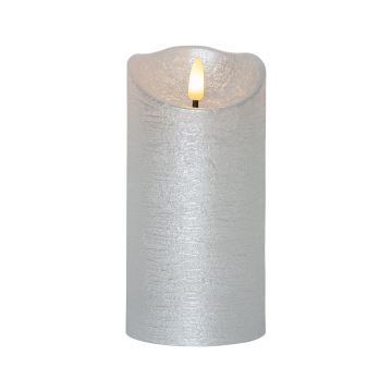 Eglo 411514 - Décoration de Noël FLAME LED/0,03W/2xAA argent