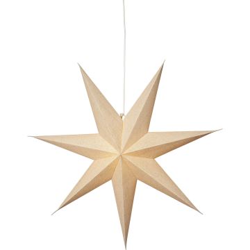 Eglo 411556 - Décoration de Noël ÉTOILE étoile 1xE14/25W/230V 60 cm beige