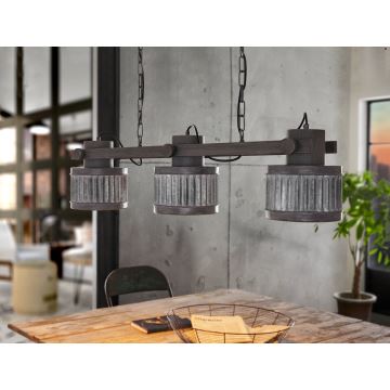 Eglo - Hanglamp aan ketting 3xE27/28W/230V