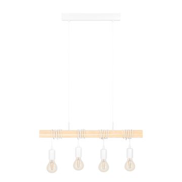 Eglo - Hanglamp aan een koord 4xE27/60W/230V - FSC gecertificeerd