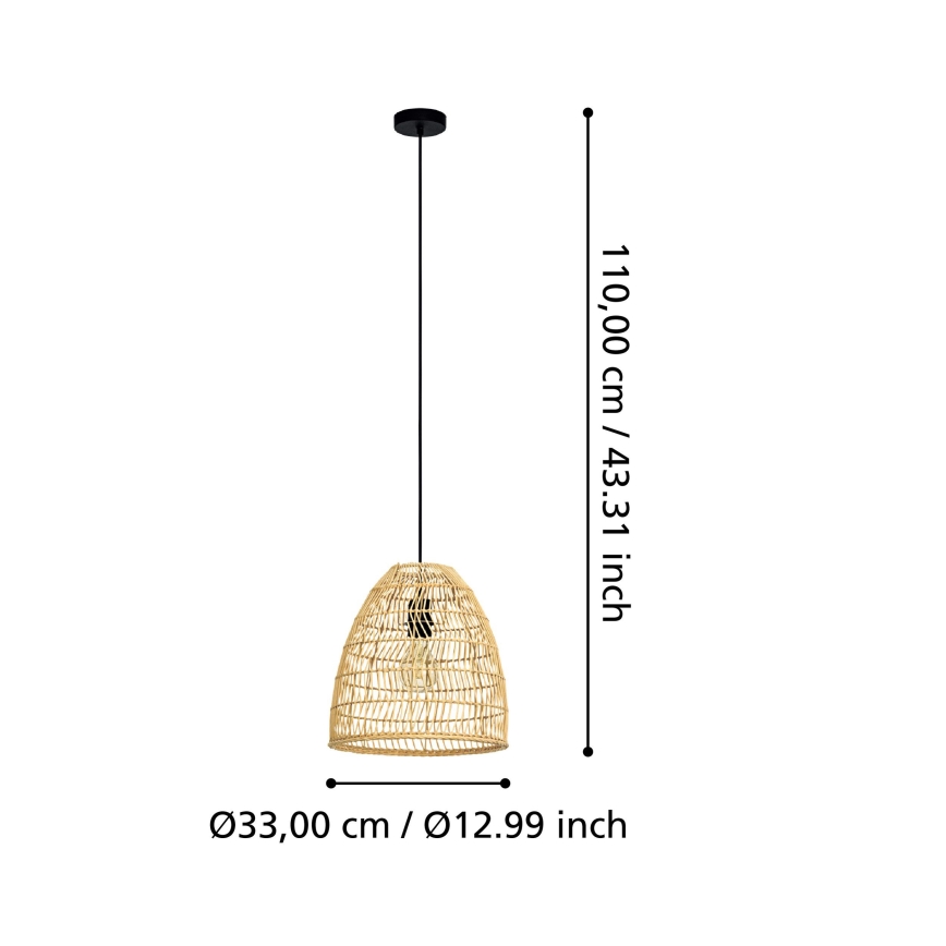 Eglo - Suspension filaire 1xE27/40W/230V