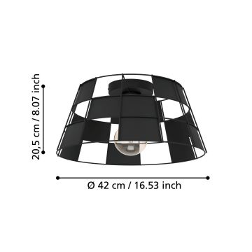 Eglo - Plafondlamp 1xE27/40W/230V