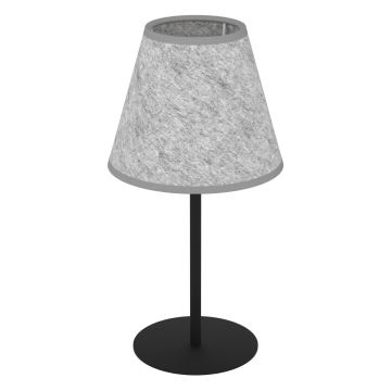 Eglo - Lampe de table 1xE27/40W/230V gris