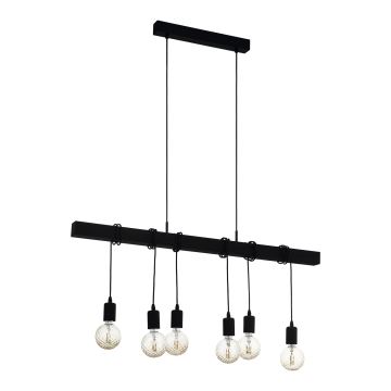 Eglo - Suspension filaire 6xE27/60W/230V - FSC certifié