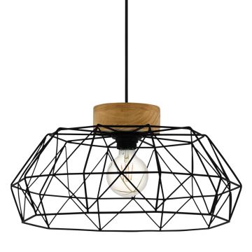 Eglo - Hanglamp aan een koord 1xE27/60W/230V - FSC gecertificeerd