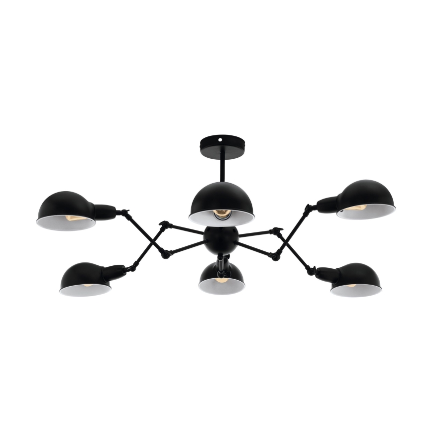 Eglo 49036 - Hanglamp met vaste pendel EXMOOR 6xE27/60W/230V