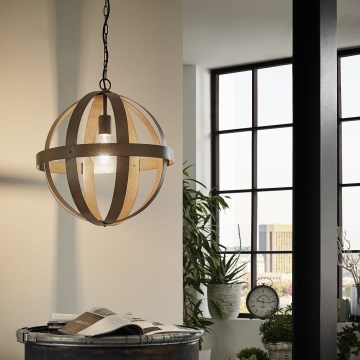 Eglo 49476 - Hanglamp aan een ketting WESTBURY 1xE27/60W/230V diameter 45 cm