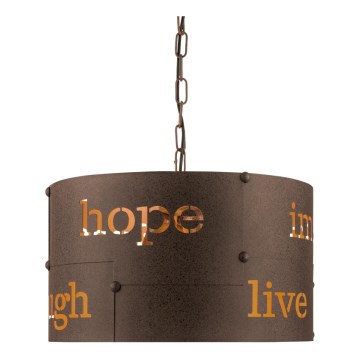 Eglo 49743 - Hanglamp aan ketting COLDINGHAM 3xE27/60W