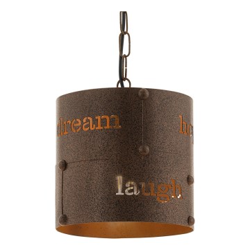 Eglo 49794 - Hanglamp aan ketting COLDINGHAM 1xE27/60W