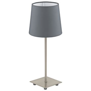 Eglo 54906 - Lampe de table 1xE14/6W/230V gris/chrome