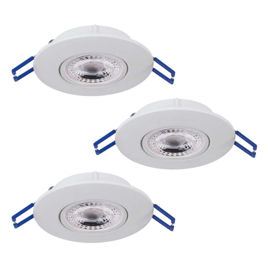 Eglo 75763 - SET 3x LED Hang plafondverlichting ZUJAR LED/3,4W/230V wit