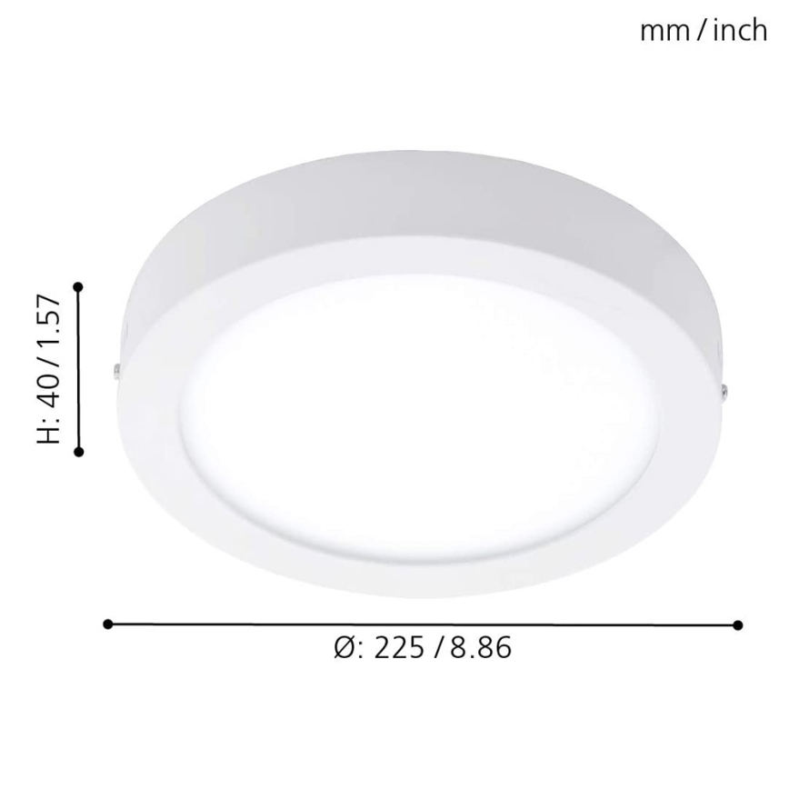 Eglo 78201 - LED Plafondlamp FUEVA LED/16,5W/230V