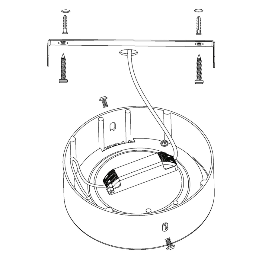 Eglo 78201 - Plafonnier FUEVA LED/16,5W/230V