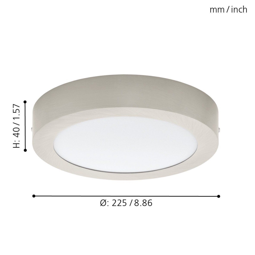 Eglo 78214 - Plafonnier FUEVA LED/16,5W/230V