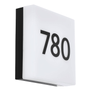 Eglo 79547 - Numéro de maison LED avec détecteur PAVIGLIANA LED/8,2W/230V IP44