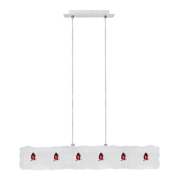 EGLO 88452 - Hanglamp DUKE 6xG9/40W