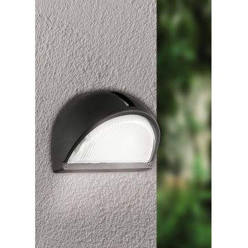 Eglo - Applique murale extérieure 1xE27/60W noir IP44