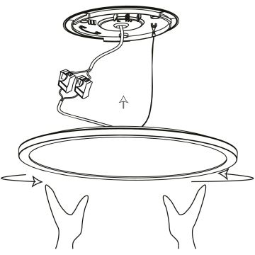 Eglo - Dimbare LED RGBW Plafond Lamp LED/14,6W/230V zwart ZigBee