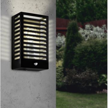 Eglo - Wandlamp voor Buiten met Sensor 1xE27/60W/230V IP44