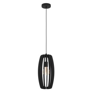 Eglo - Suspension filaire 1xE27/40W/230V noir