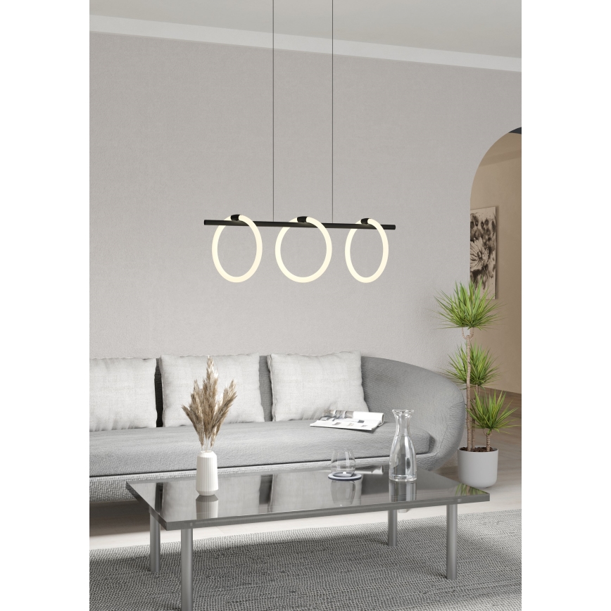 Eglo - LED Hanglamp aan een koord 3xLED/9W/230V