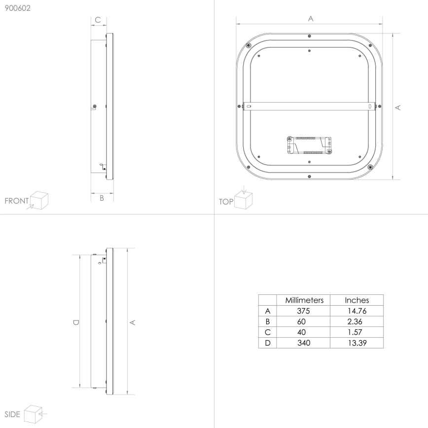 Eglo - Plafonnier à intensité variable LED/21W/230V + télécommande