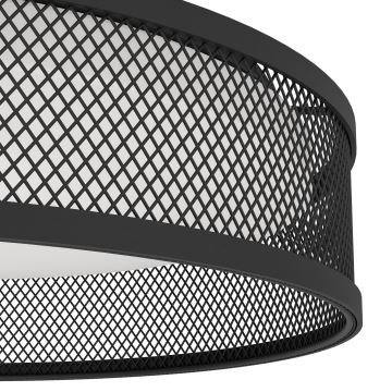 Eglo - Plafonnier LED/20W/230V noir