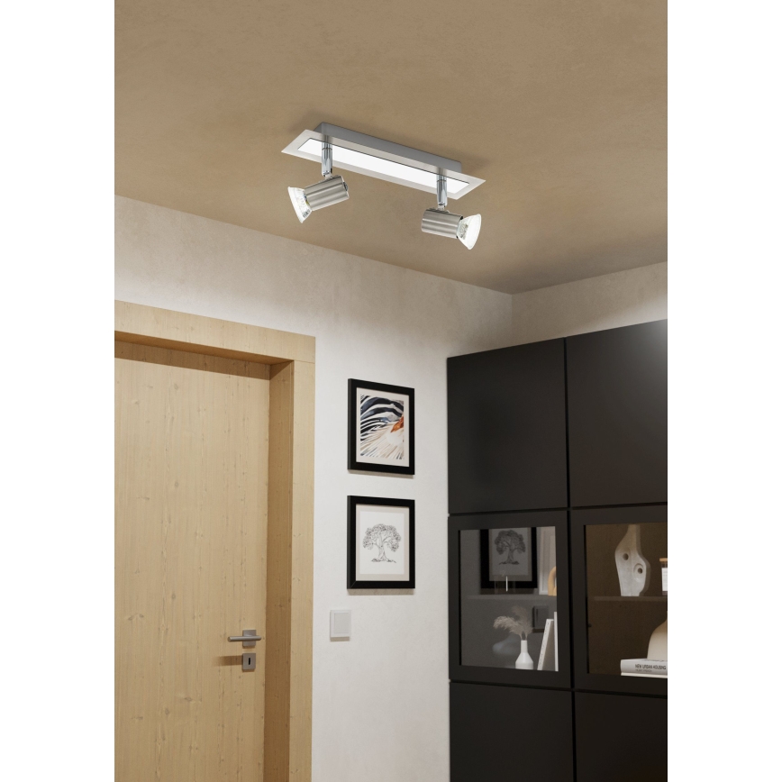 Eglo - Applique murale/Plafonnier 2xGU10/LED/3W